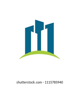 Building logo design template