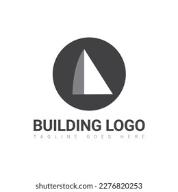 Design-Vorlage für Gebäude, Logo-Design für Immobilien, Vektorgrafik-Design