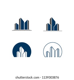 building logo design template, tower