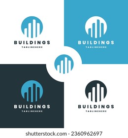 Building logo design template vector illustration