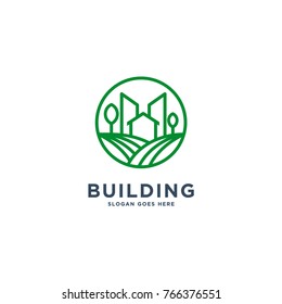 building logo design template - vector illustration