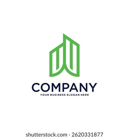 building logo design with tower