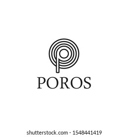 Building logo design. Building a unique logo design with a blend of black