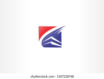 Building logo design. Building a unique logo design illustration.