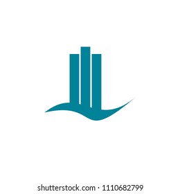 Building logo design vector