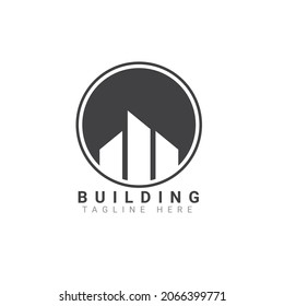 building logo design vector, building element logo design template	
