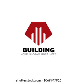 Building logo design vector icon
