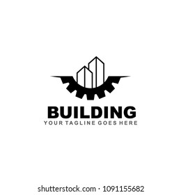 Building logo design vector icon