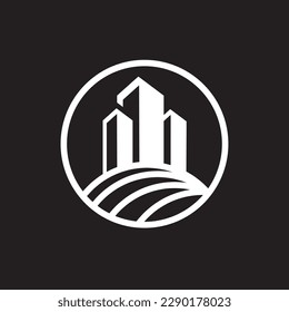 building logo design vector image