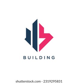 Construir un vector de diseño de logotipo con idea moderna