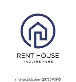 Building logo design vector modern syle