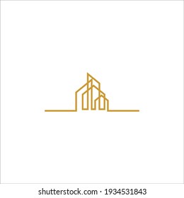 símbolo vectorial de diseño de logotipo de construcción
