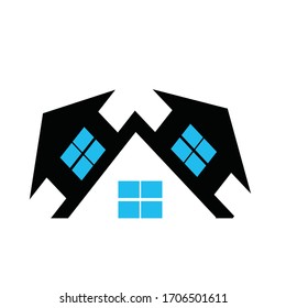 Diseño vectorial del logotipo de construcción