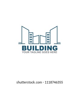 Building logo design vector template