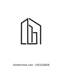 Building logo design vector template