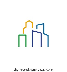 Building logo design vector template