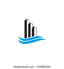 Building logo design vector template