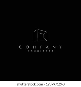 Building logo designs with the initials of the letters ID are suitable for real estate and architects