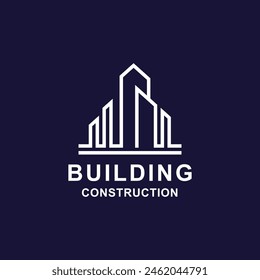 Building logo graphic design vector illustration. Good for branding, advertising, real estate, construction, home, home and business cards