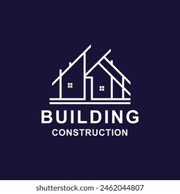 Building logo graphic design vector illustration. Good for branding, advertising, real estate, construction, home, home and business cards