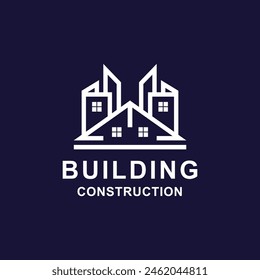 Building logo graphic design vector illustration. Good for branding, advertising, real estate, construction, home, home and business cards