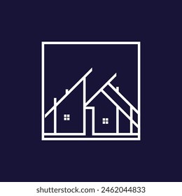 Building logo graphic design vector illustration. Good for branding, advertising, real estate, construction, home, home and business cards