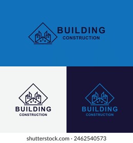 Building logo graphic design vector illustration. Good for branding, advertising, real estate, construction, home, home and business cards