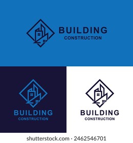 Building logo graphic design vector illustration. Good for branding, advertising, real estate, construction, home, home and business cards