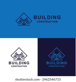 Building logo graphic design vector illustration. Good for branding, advertising, real estate, construction, home, home and business cards