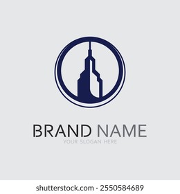 Building logo home and house vector illustration design,Real Estate logo template, Logo symbol icon