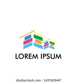 building logo icon for architecture company