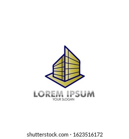 Brick Construction Logo Template Design Vector Stock Vector (Royalty ...