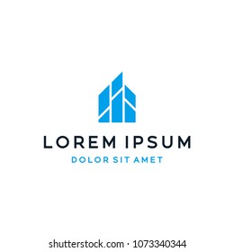 Logo Template Real Estate Apartment Condo Stock Vector (Royalty Free ...