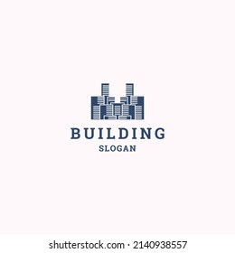 Plantilla de diseño de iconos de logotipo de construcción ilustración vectorial