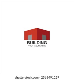 building logo icon initial m for compnay or building identity with creative illustration