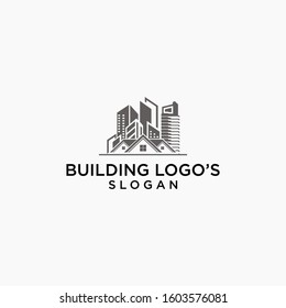 building logo icon simple premium