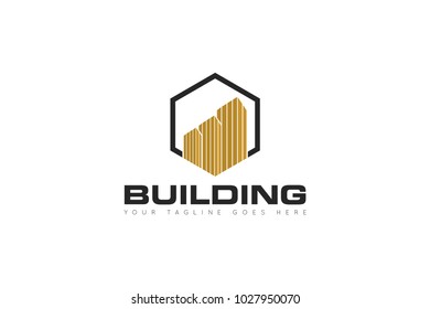 building logo and building icon Vector design Template. Vector Illustrator Eps.10
