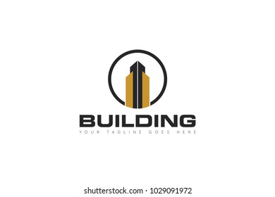 Building Logo Building Icon Vector Design Stock Vector (Royalty Free ...