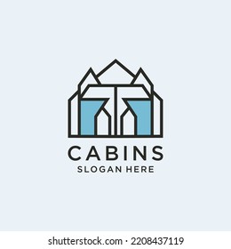 Building logo icon vector image