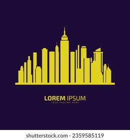Building logo building icon building vector building silhouette