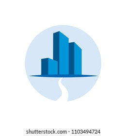 building logo icon vector template