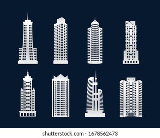 Building Logo and Icon Vector Template