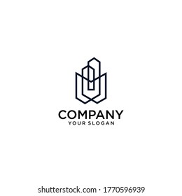 building logo icon vector template