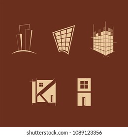 Building logo icone