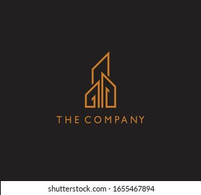 Building logo ideas design vector illustration on background