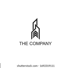 Creación de ideas de logotipo diseño ilustración vectorial en segundo plano