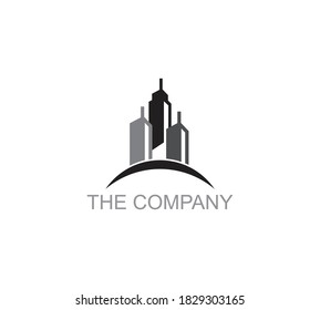 Construir un diseño de ideas de logotipo ilustración vectorial en segundo plano