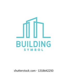 Building Logo / Landmarks Icon / Line Symbol Design Inspiration