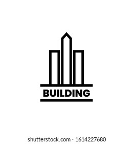 building logo like icon for business corporate, design template - vector illustration
