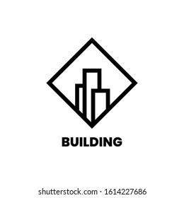 building logo like icon for business corporate, design template - vector illustration